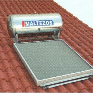 MALTEZOS GLASS ηλιακός θερμ/νας Κεραμ/πής GL R 160L/3E/SAC 130x150