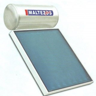 MALTEZOS GLASS ηλιακός θερμ/νας Ταράτσας GL 160L/3E/SAC 130x200