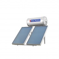 MALT H 200 λίτρα INOX Ηλιακός 2 X (SAC 1.00 X 1.50) Διπλής Ενέργειας 2Ε