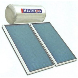 MALTEZOS GLASS ηλιακός θερμ/νας Ταράτσας GL 200L/2SAC 100x150/2E MALTEZOS GLASS ηλιακός θερμ/νας Ταράτσας GL 200L/2SAC 100x150/2E
